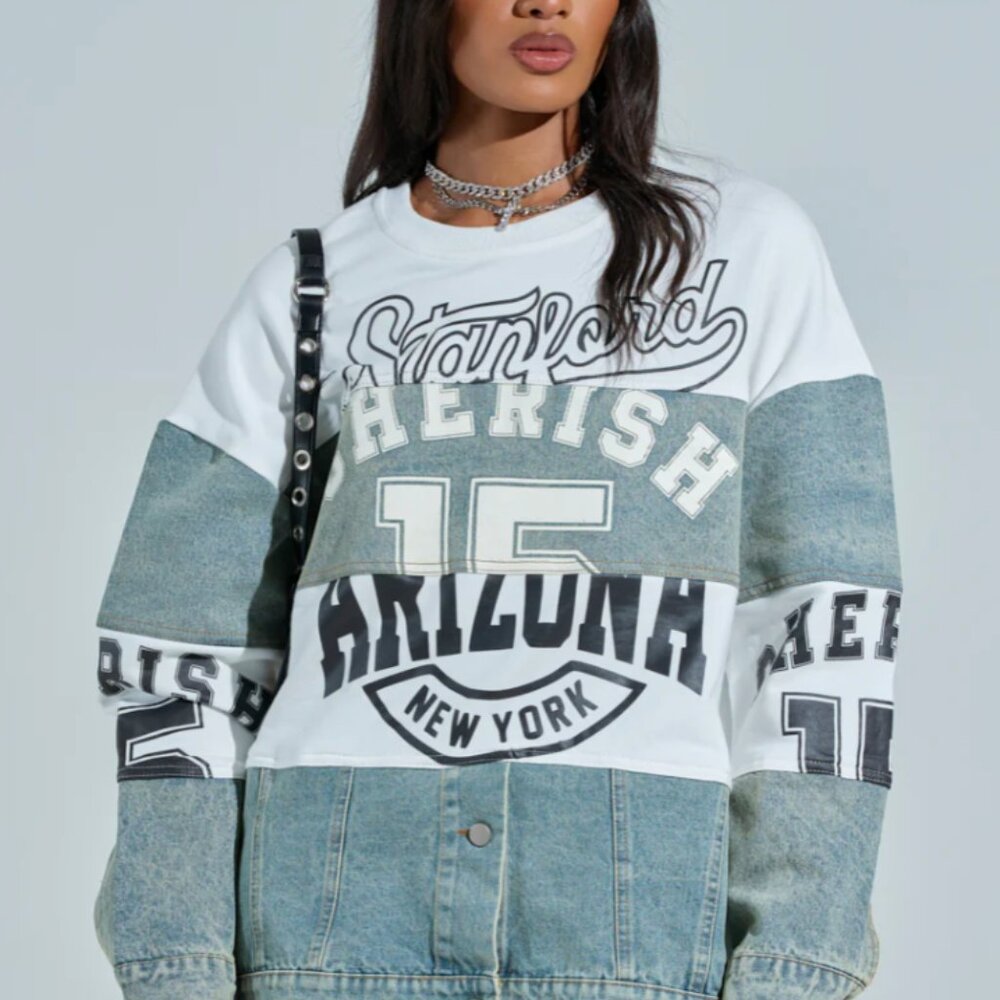 AKIRA Keep It Cool Denim Mini Dress